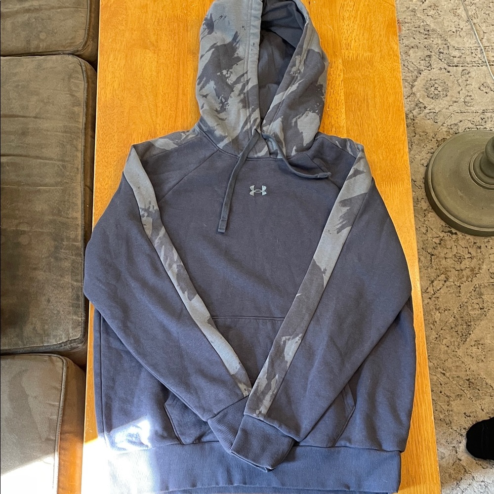 Under Armour Navy and Light Gray Hoodie